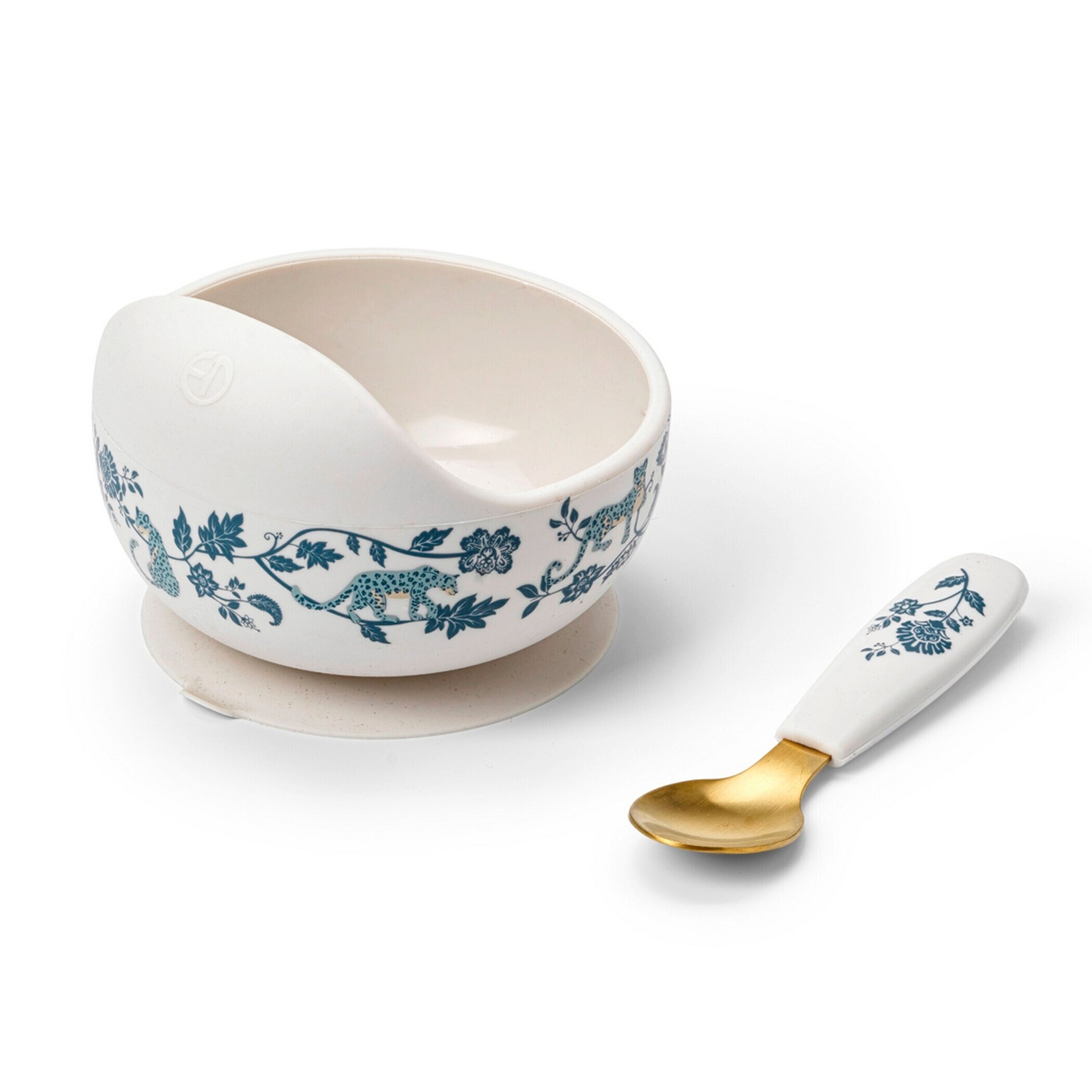 Elodie Schüsselset Silikon, 2 Teile - Garden Leo Toile bunt