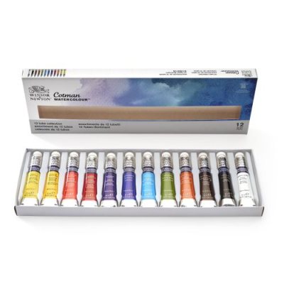 Winsor & Newton Cotman Watercolour Paint Set : 12x8ml