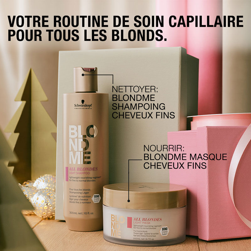 Rituel léger pour cheveux blonds Blondme