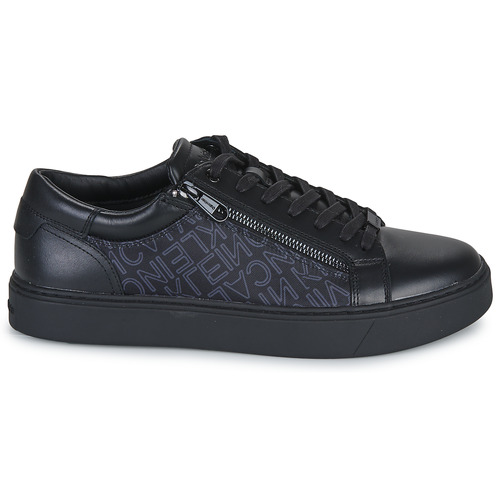 Calvin Klein Jeans - LOW TOP LACE UP W/ZIP MONO - Noir