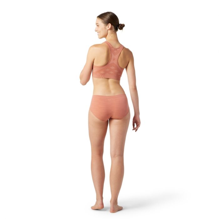 Smartwool Dame Undertøj og basislag Merino Sport Seamless Racerback Bra Rød