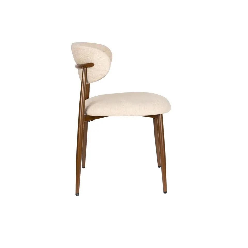 Housecraft Living Noor Eetkamerstoelen Beige - Set van 2