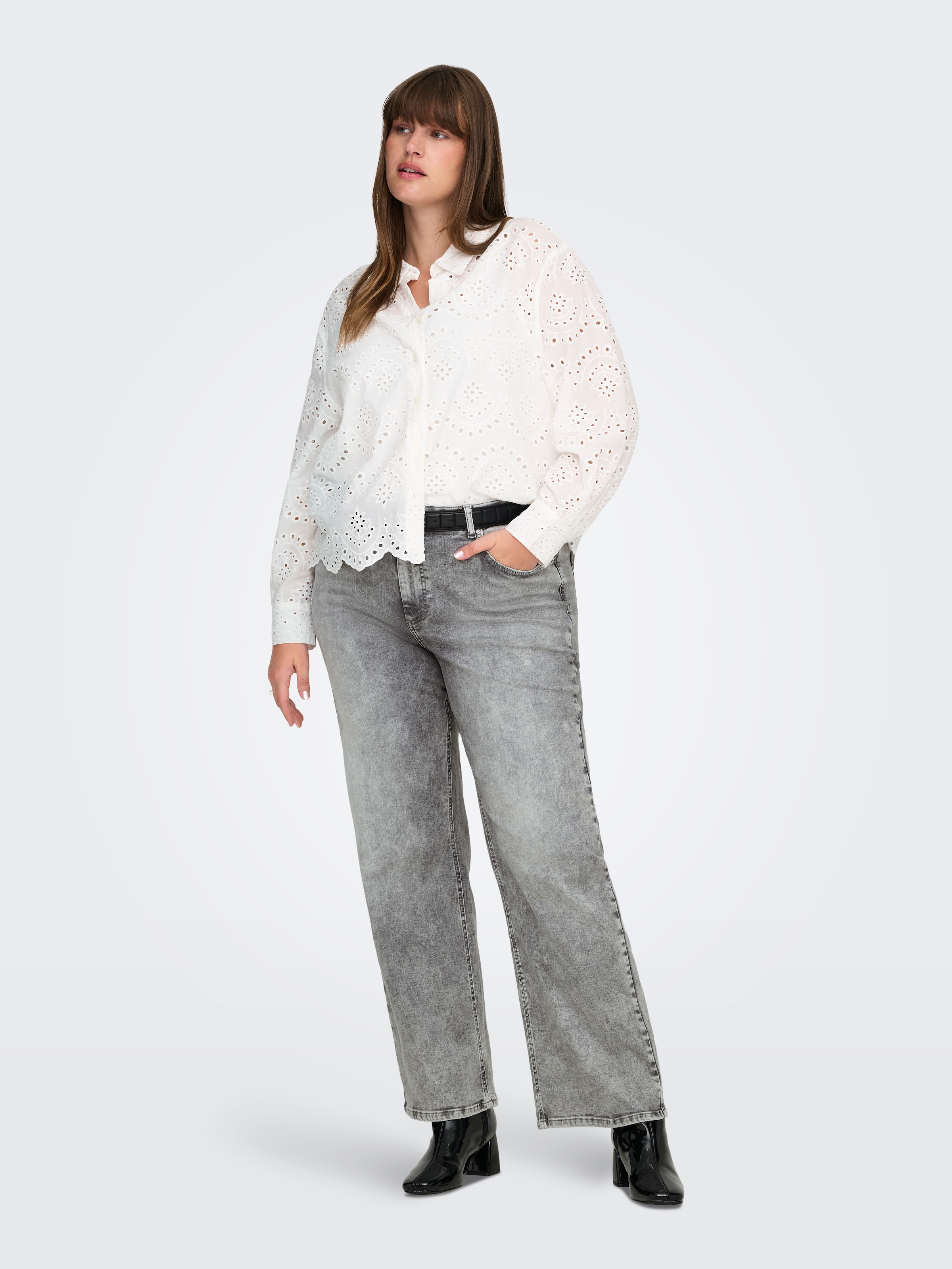 ONLY CARMAKOMA High-waist-Jeans »CARWILLY HW WIDE DNM TAI0918«