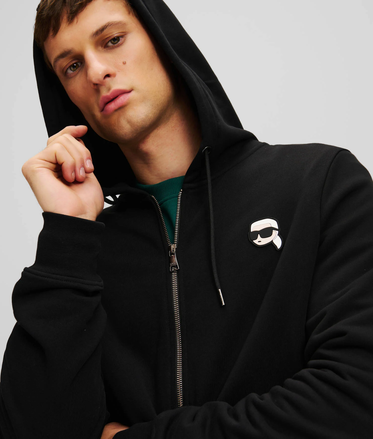 SWEAT À CAPUCHE ZIPPÉ K/IKONIK