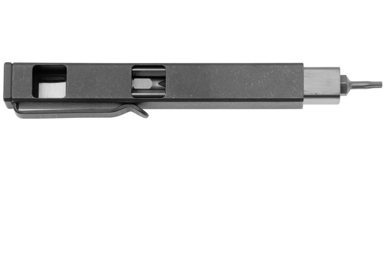 Big Idea Design Bit Bar Inline BB-IL Titanium, bit-driver met bitjes