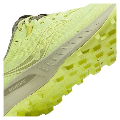 Chaussures Trail Saucony Peregrine 15 Jaune/Beige Femme