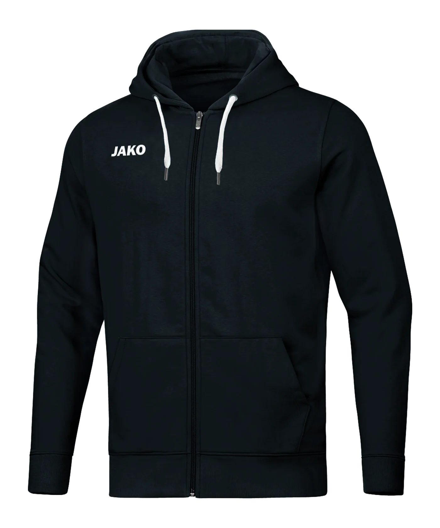 JAKO Base Kapuzenjacke Schwarz F08