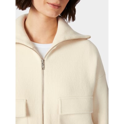Damen-Hüftjacke, Naturweiß
