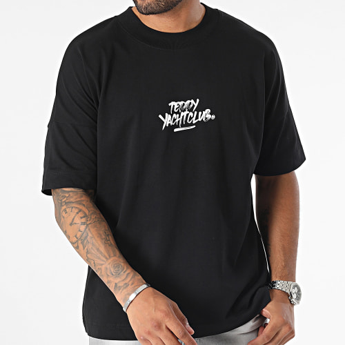 Tee Shirt Premium Large Head Script Light Green Premium Noir