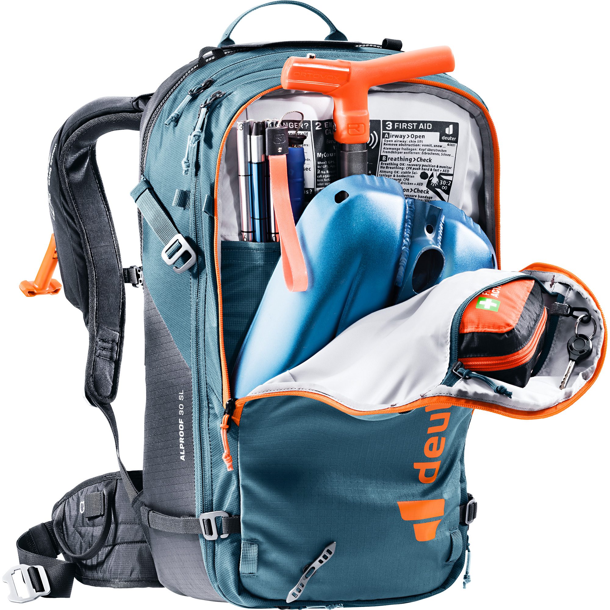 deuter Alproof 30 SL Lawinenrucksack Damen atlantic