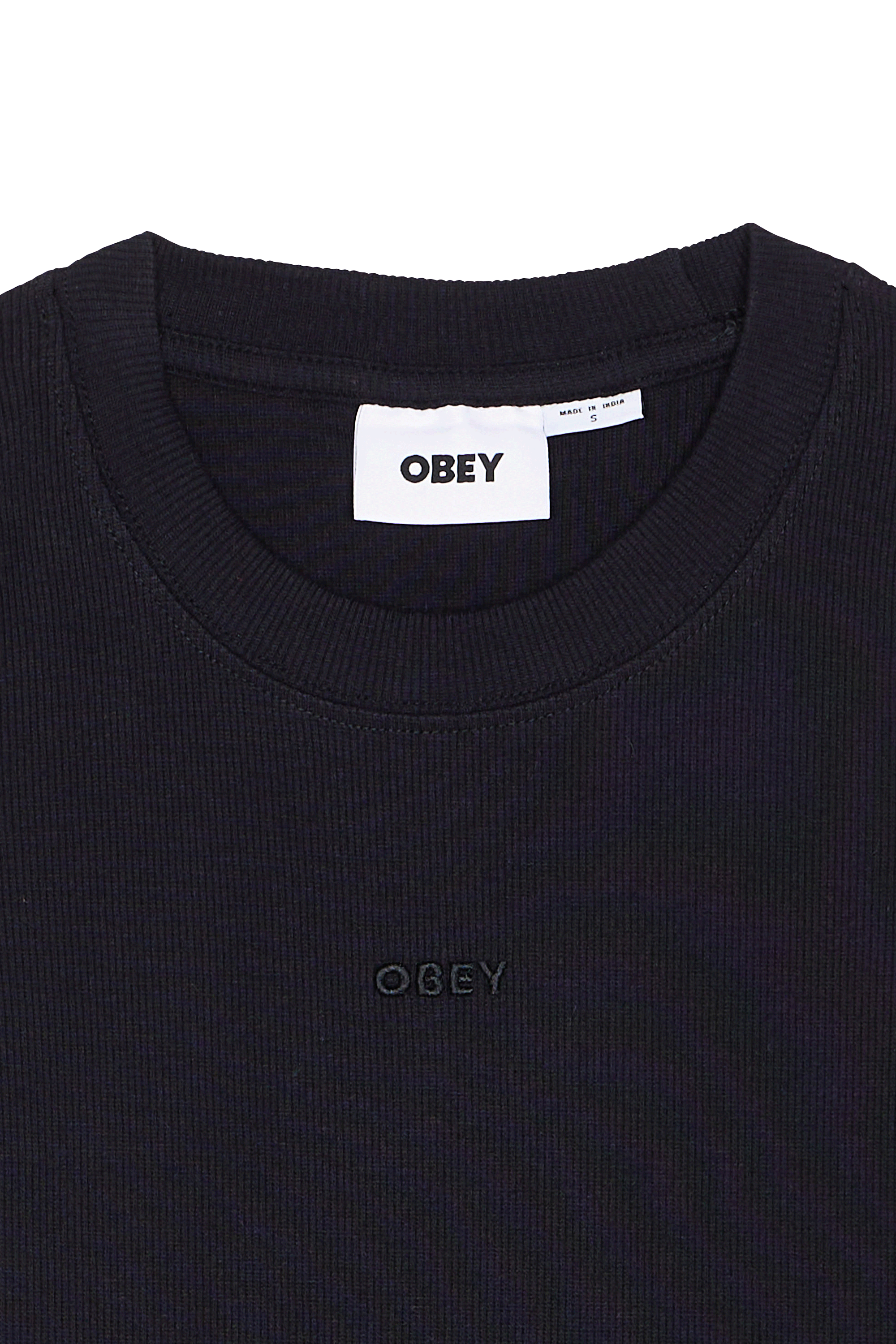OBEY Robe OBEY RIB KNIT DRESS Noir