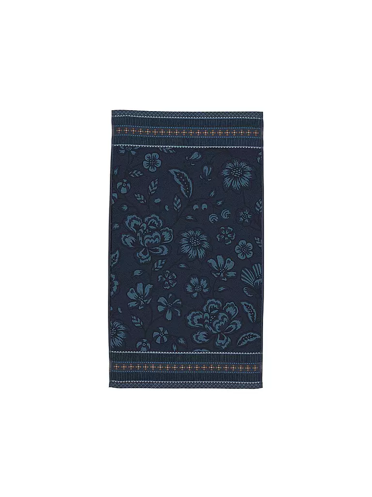 PIP STUDIO Handtuch  JASMIN JACQUARD 55x100cm Dark Blue dunkelblau
