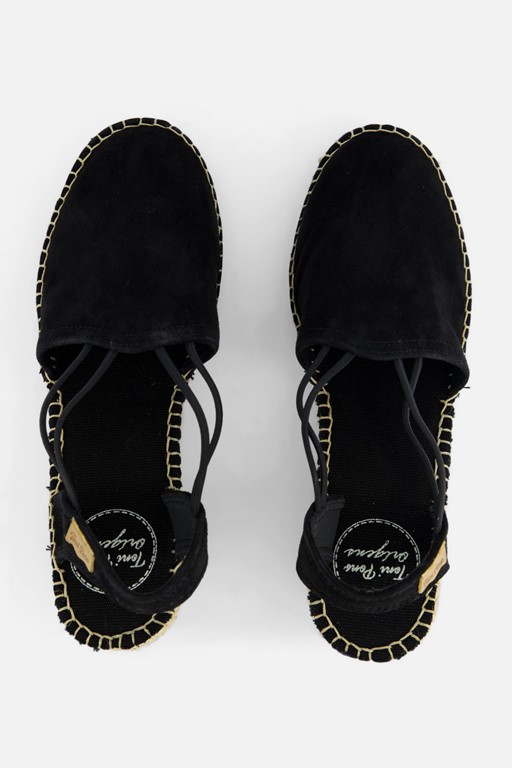 Toni Pons Tremp Espadrilles zwart Suede