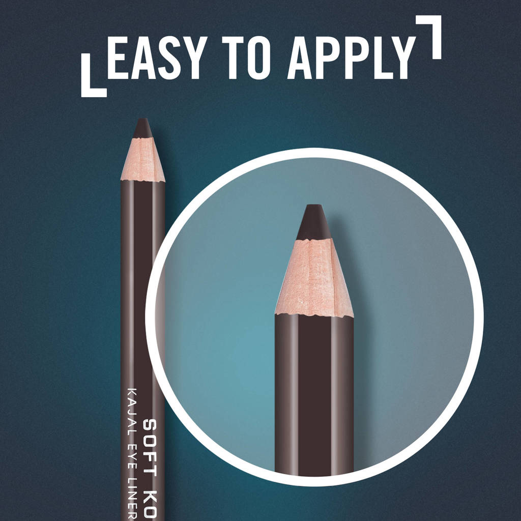 Mooie kleur, prettig potloodSoft Kohl Kajal Professional Eye Pencil - Sable Brown 011