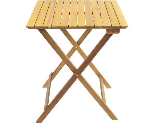 Garden Place Svea 3-delige opvouwbare balkonset bestaande uit: tafel, 2 stoelen, acaciahout, naturel