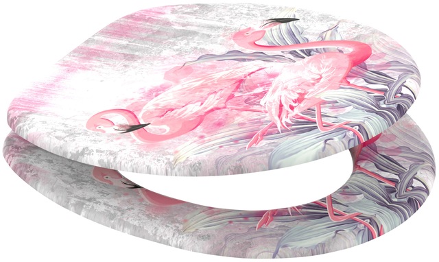 Sanilo WC-Sitz »Flamingo« mit Absenkautomatik, BxL: 37,7 x 42,0 - 47,0 cm