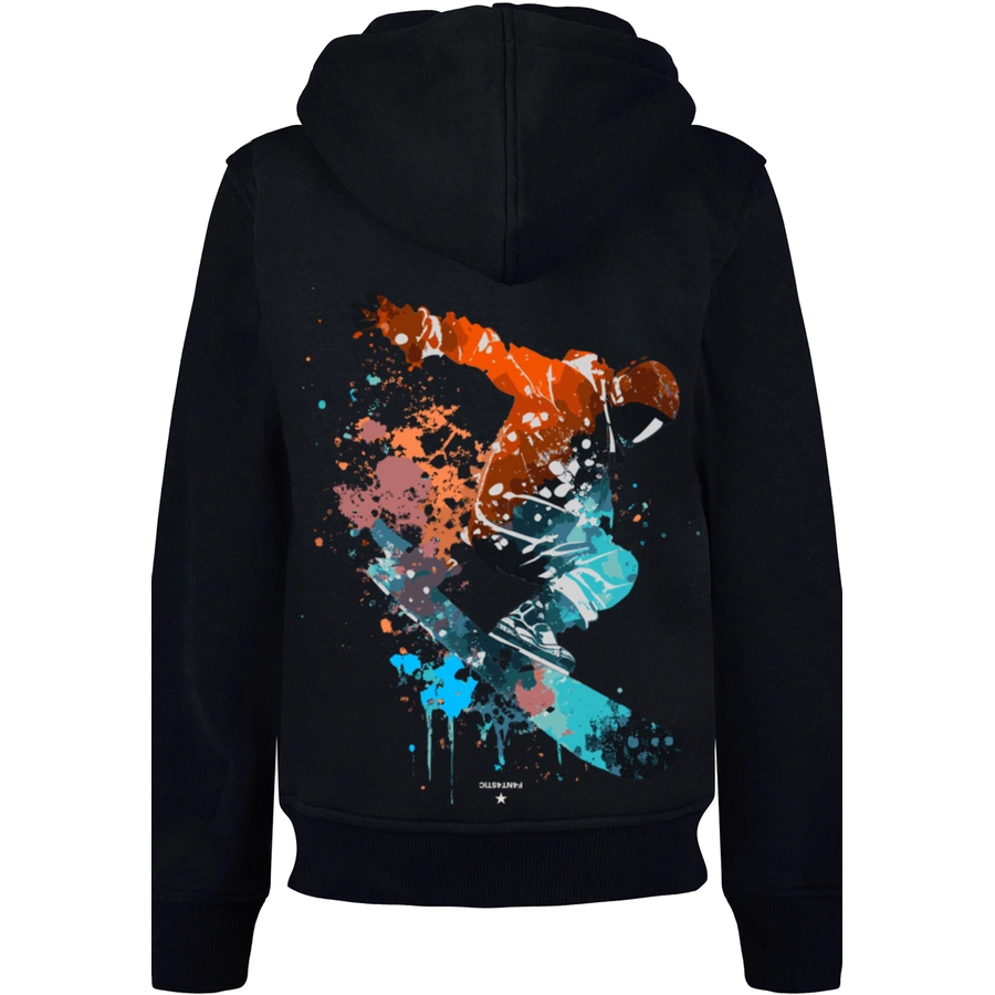 F4NT4STIC Hoodie Snowboarder schwarz