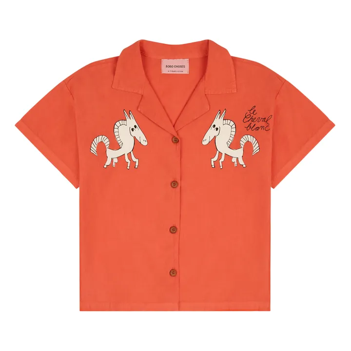 Bobo Choses Exclusivité Bobo Choses x Smallable - Chemise Cheval Blanc | Terracotta