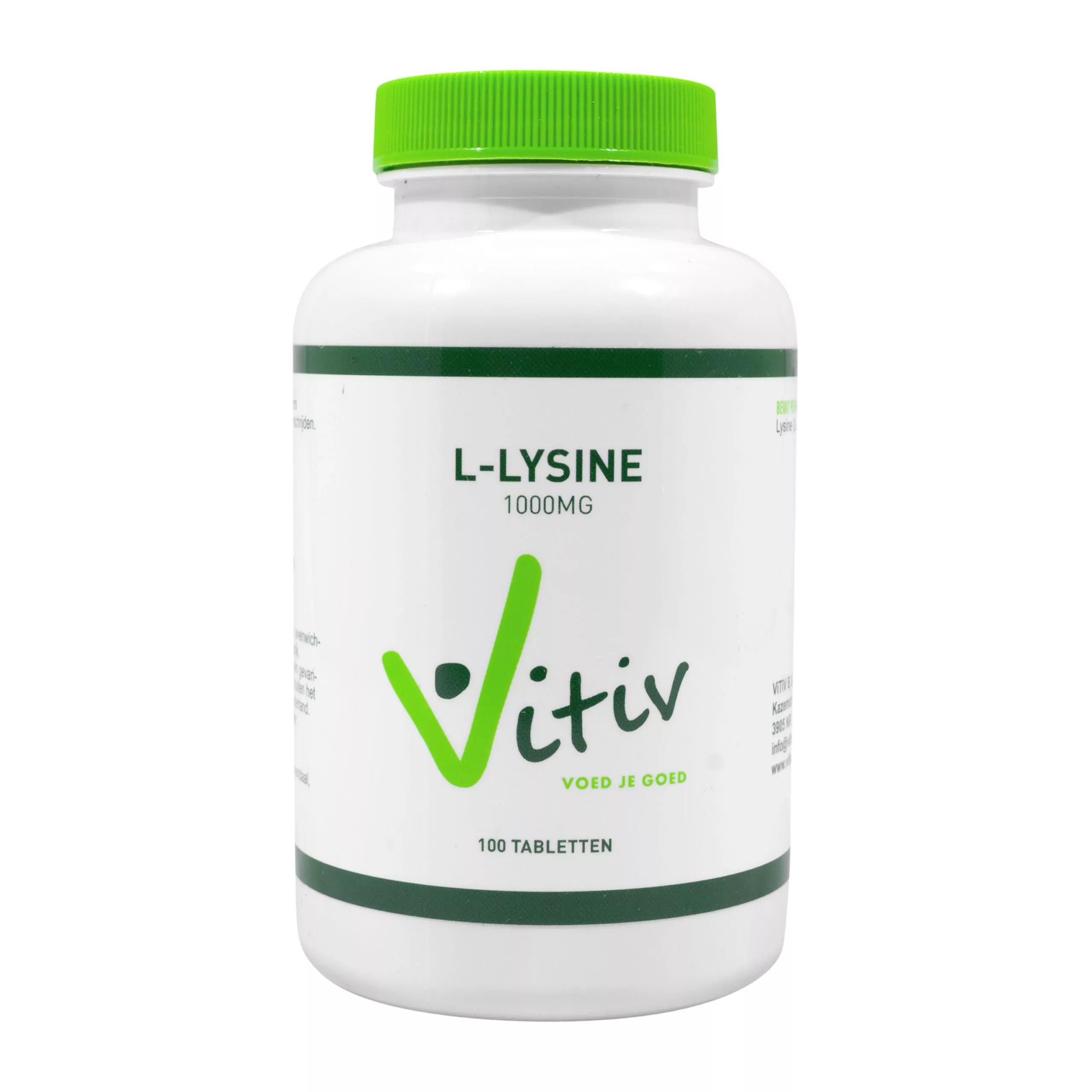 Vitiv L-Lysine 1000 Mg (100 tabletten)