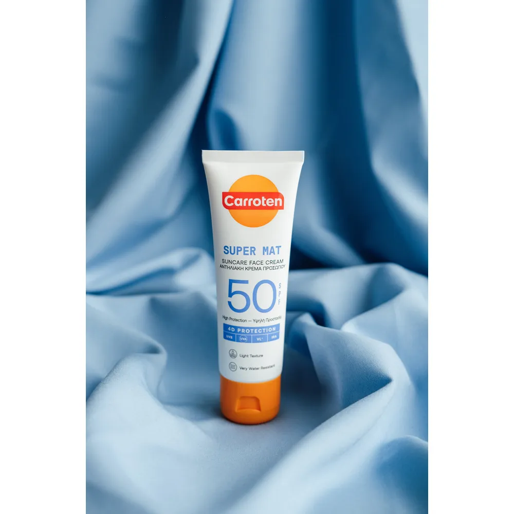 Carroten Face super Mat Cream SPF 50 - 50 ml.