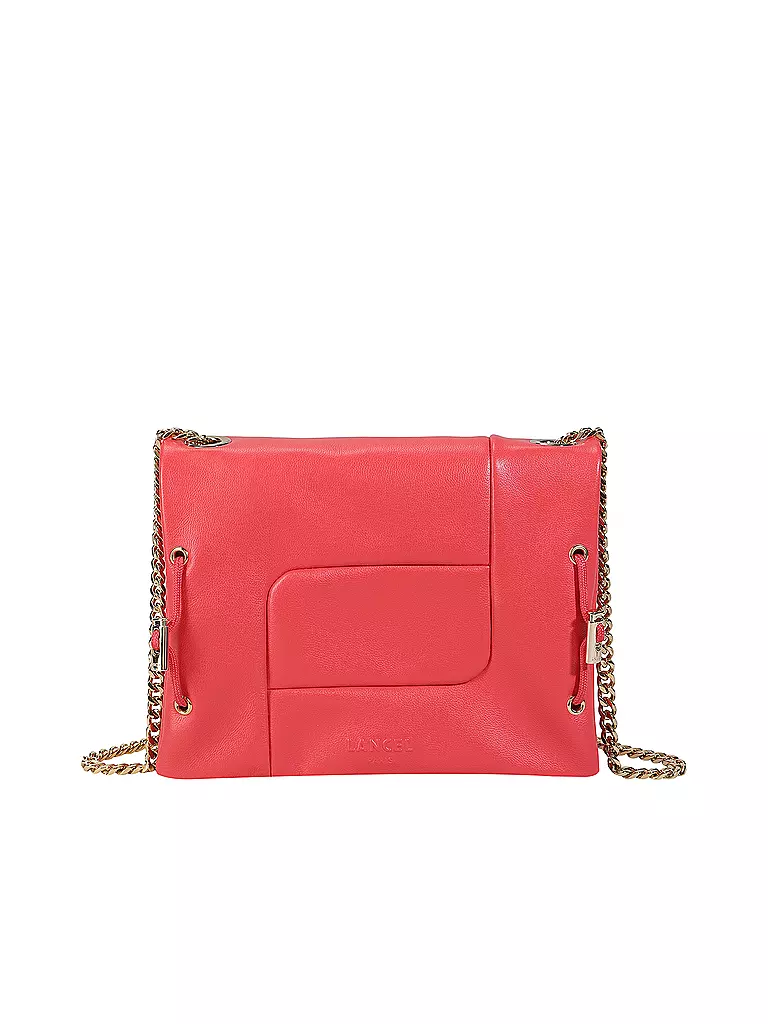 LANCEL Ledertasche - Umhängetasche BILLIE Small rot