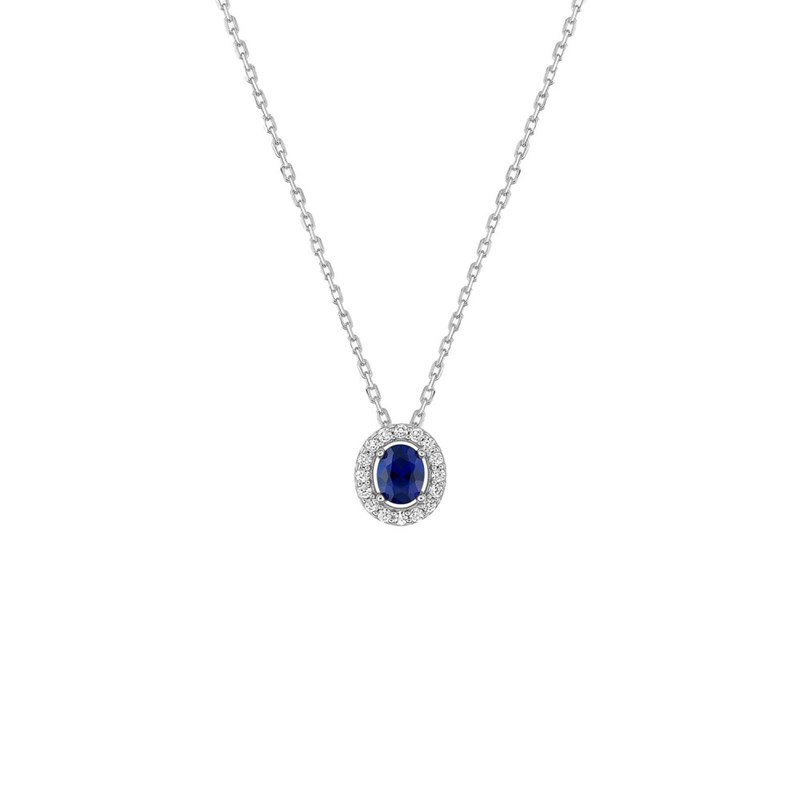 Collier Femme - Oxyde de zirconium - Argent 925 - Longueur : 42 cm