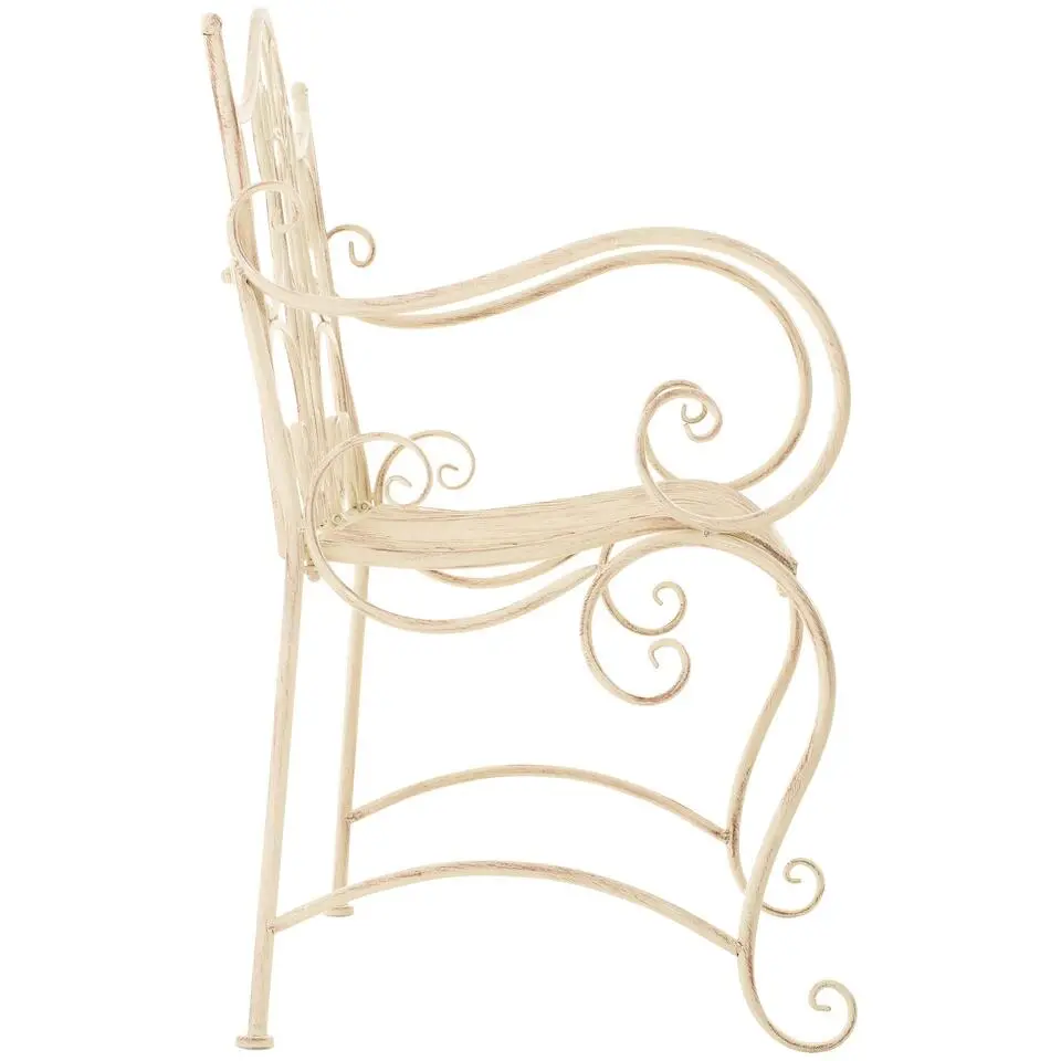 CLP Tuinbank Tara 113 cm - antiek/creme