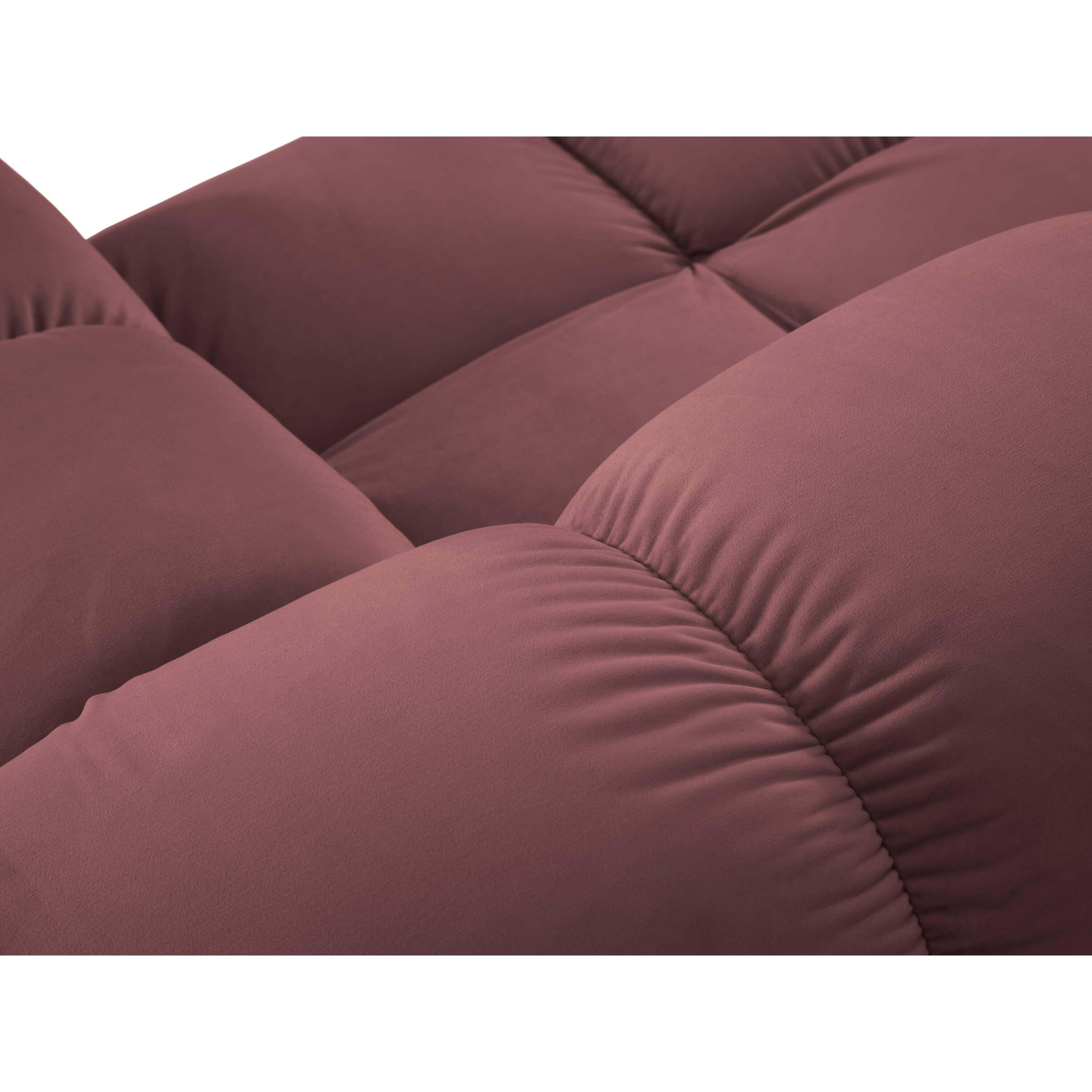 Milo Casa Tropea Modulair Bank Element - Hoek  Rechts - Roze