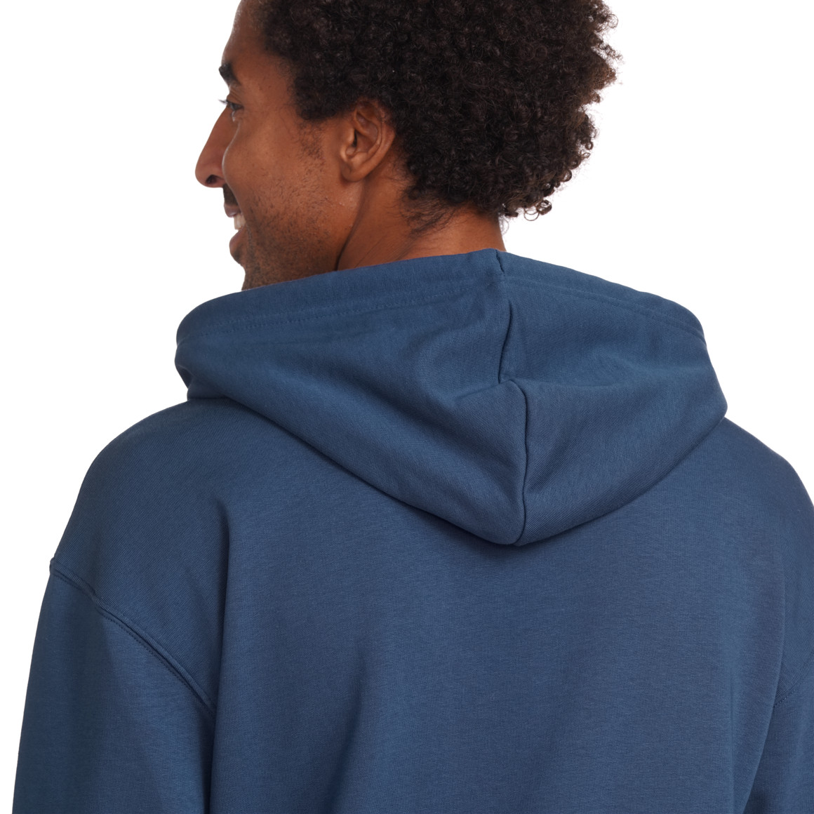 VanVaan Denim Herren Hoodie mit Kängurutasche blau
