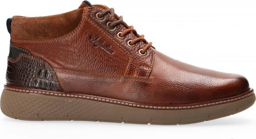 Australian Dexter Veterboots Laarzen Met Veters Heren Cognac