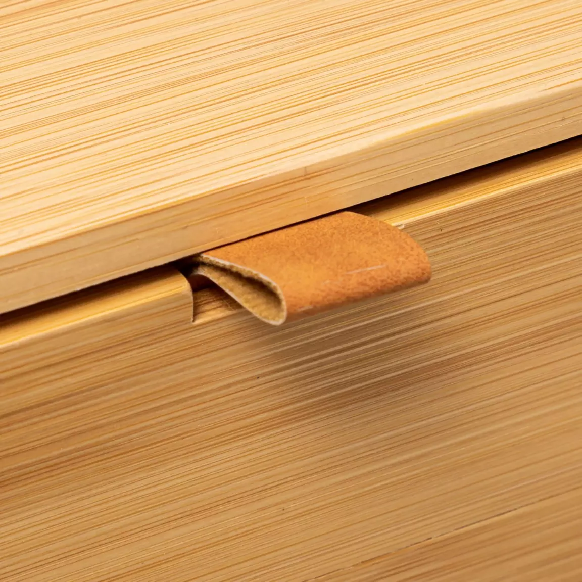 Boite bambou 2 tiroirs (H14 cm) Sury Naturel