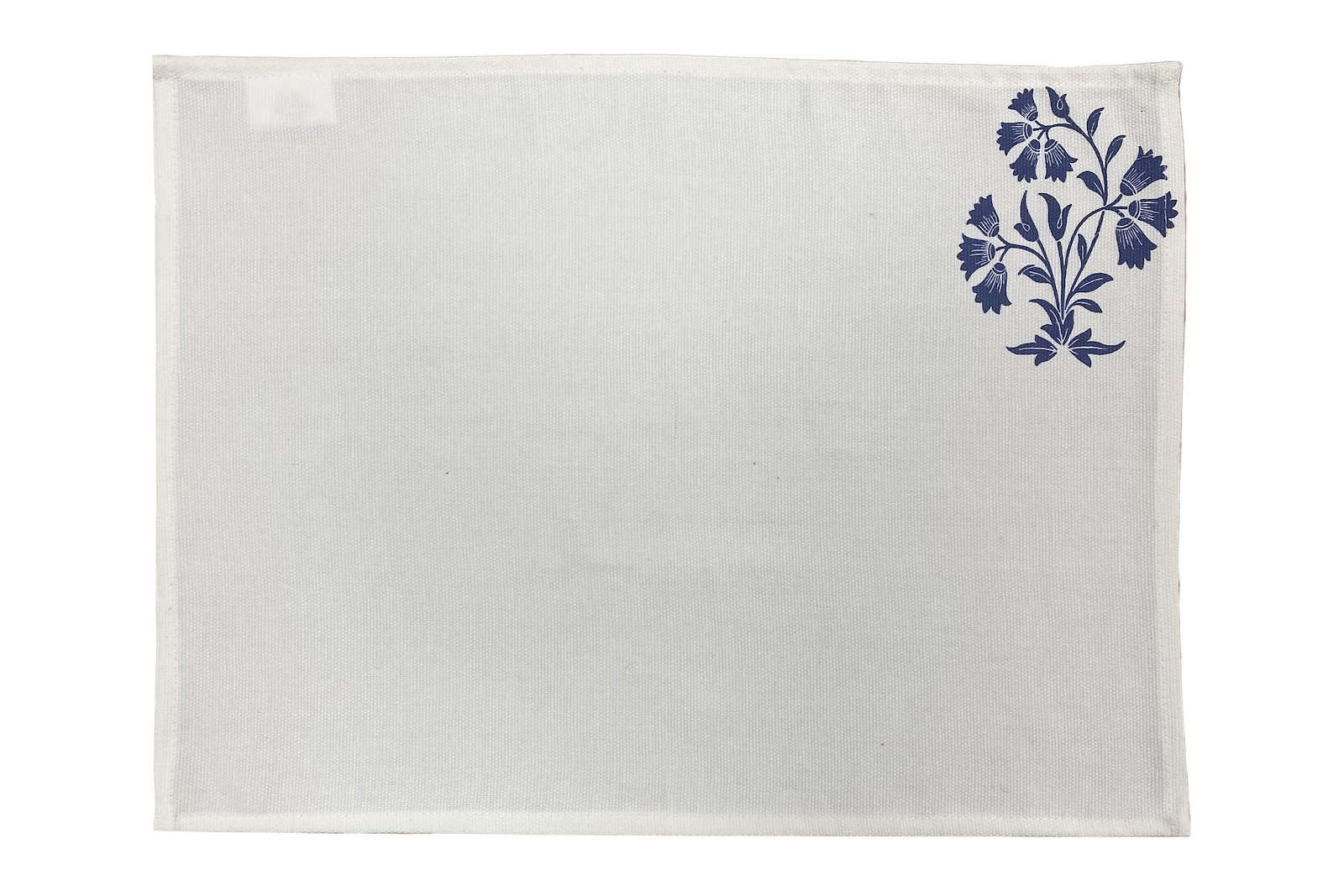 Campanula brikke Hvit og blå 35x48 cm