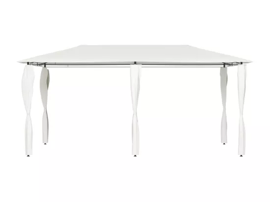 Belvédère avec revêtement de poteaux 2,98x5,3x2,59 m 160 g/m²