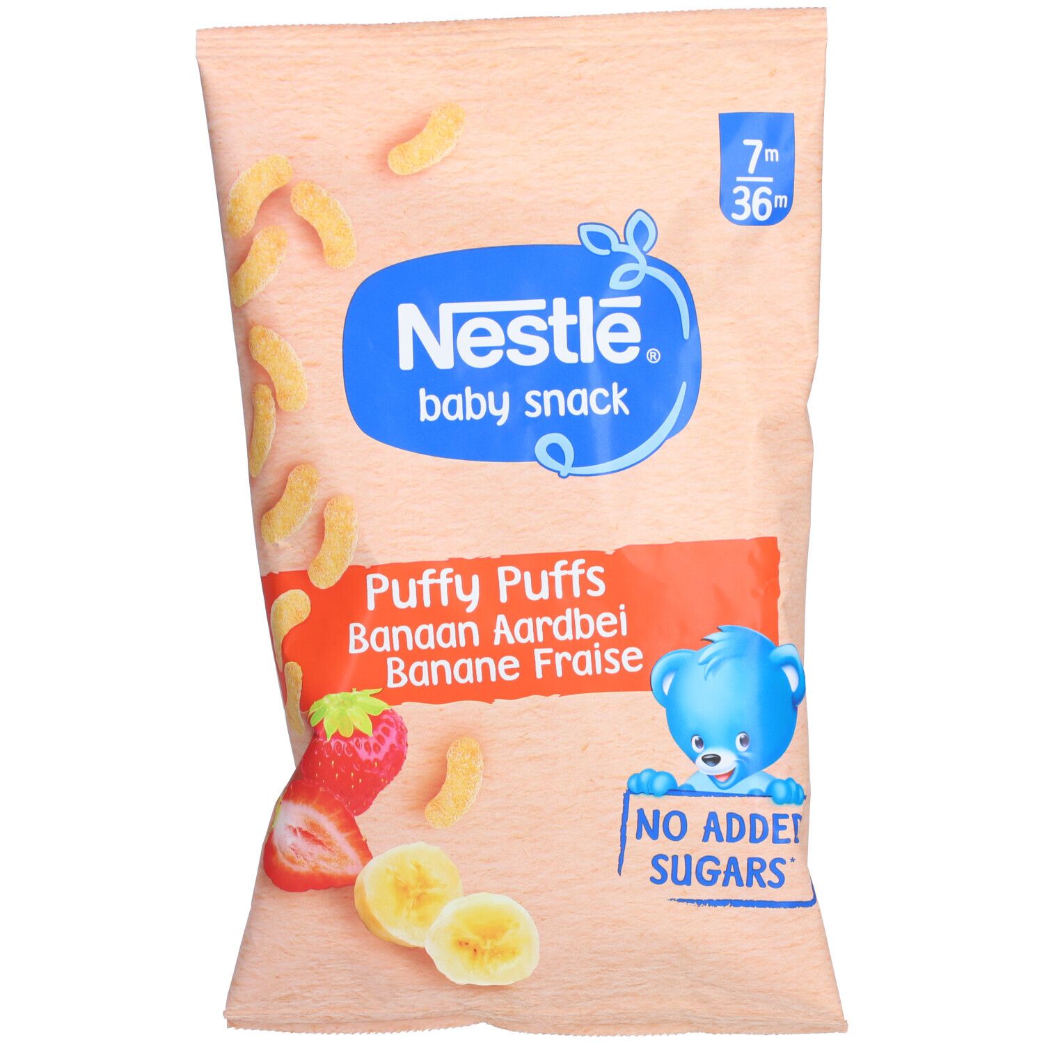 Nestlé® Puffy Puffs – Banane Erdbeere
