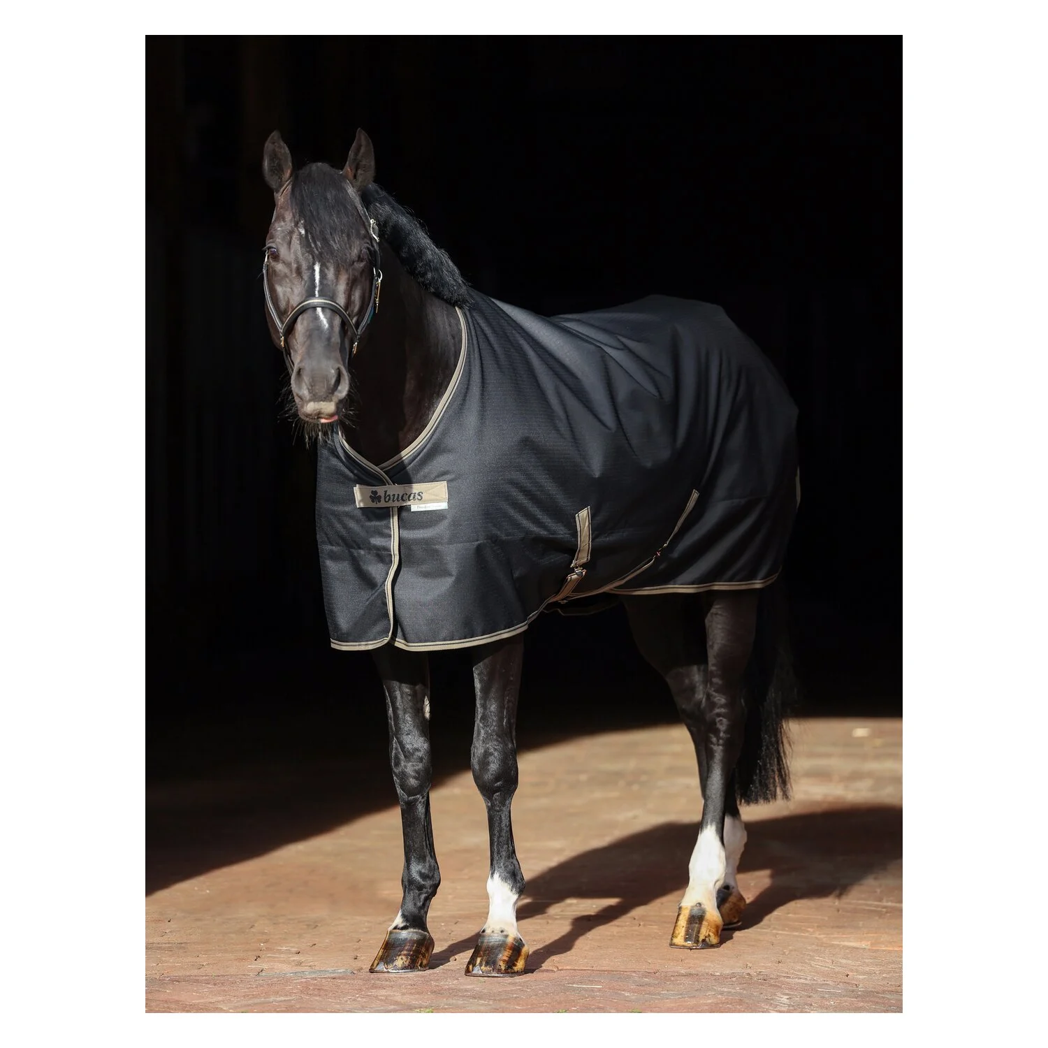 Bucas Stalldecke Freedom - schwarz/taupe