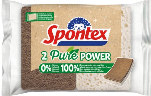 Spontex Scheuerschwämme Pure Power x2, 2er Pack