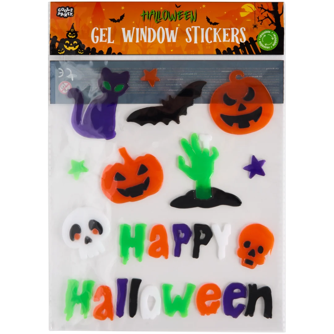 Autocollants gel Halloween
