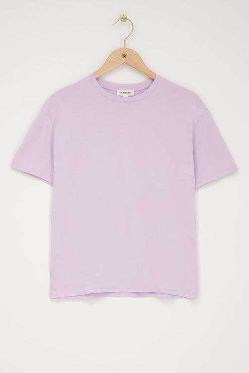 Lila T-shirt don't look back