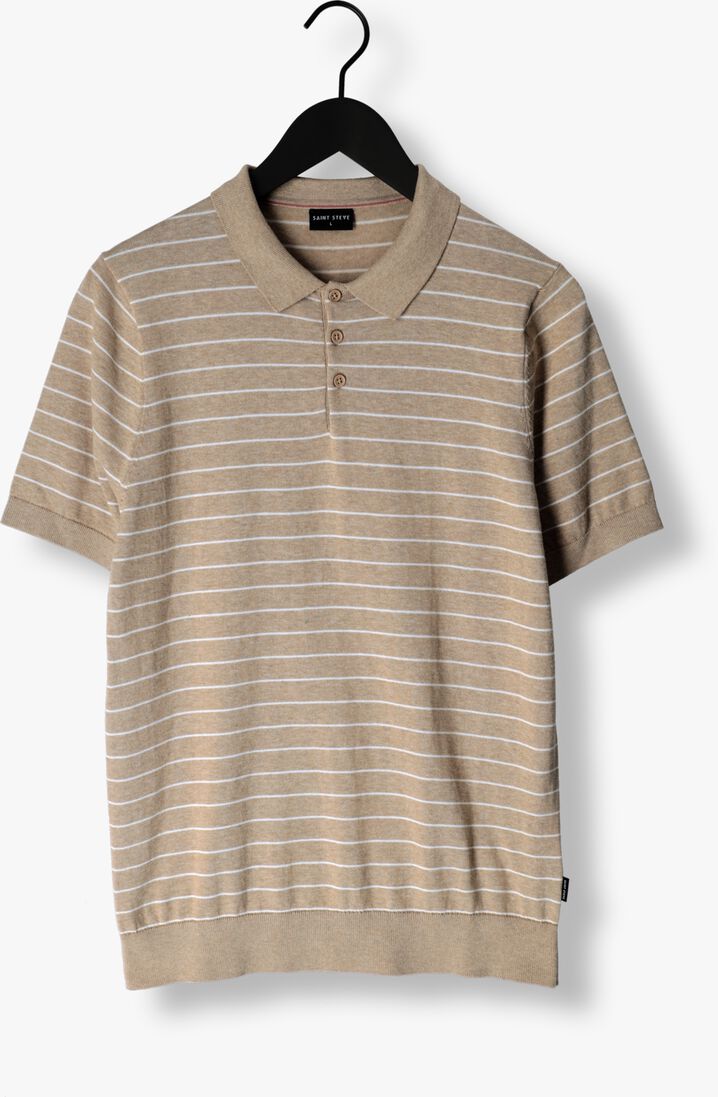 SAINT STEVE beige saint steve polo hessel