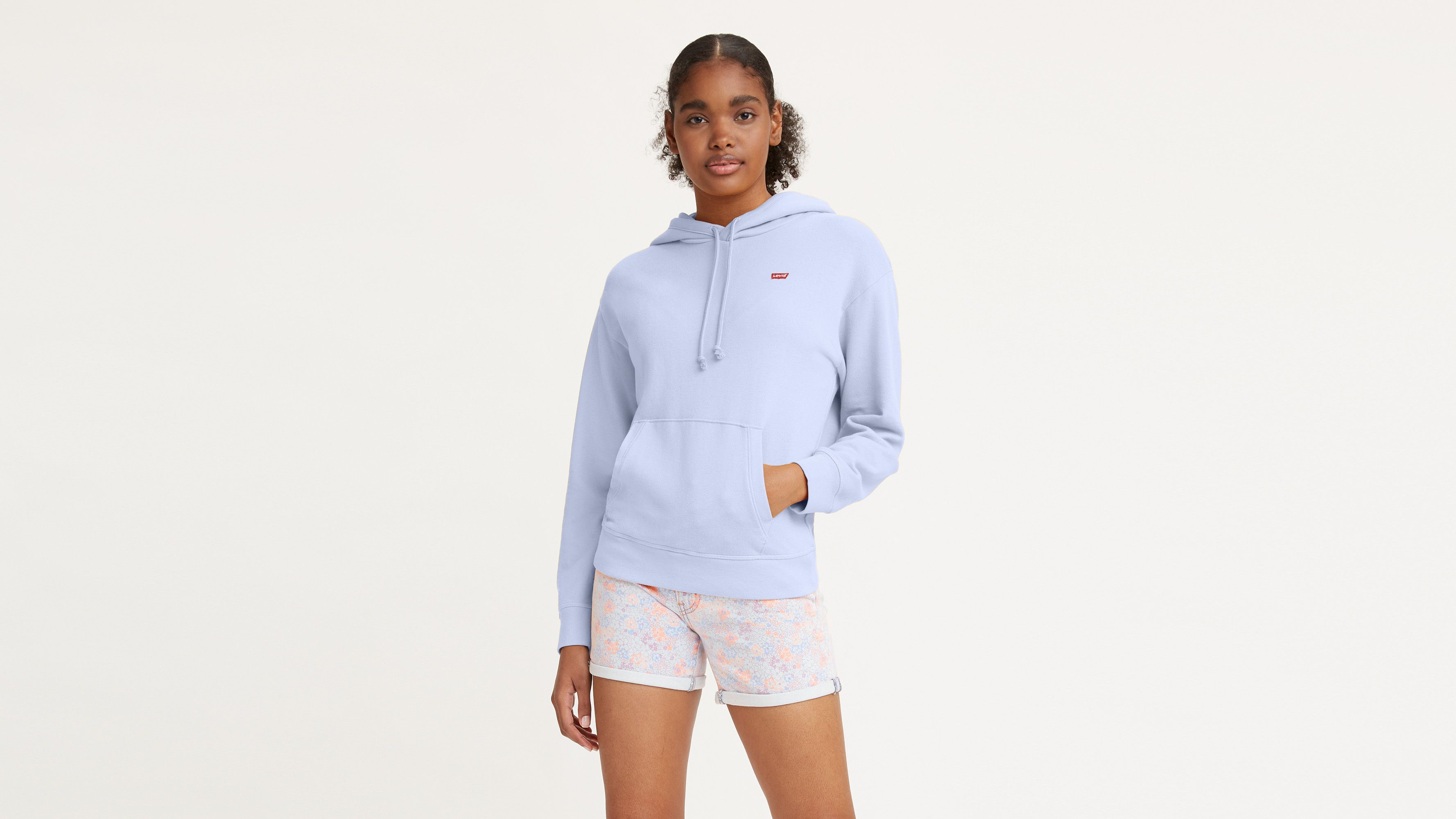 Sweat à capuche Standard - Brunnera Blue - Bleu