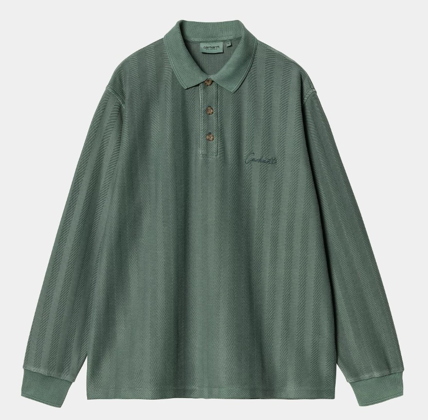 Carhartt WIP LS Morrison Rugby Shirt Conifer