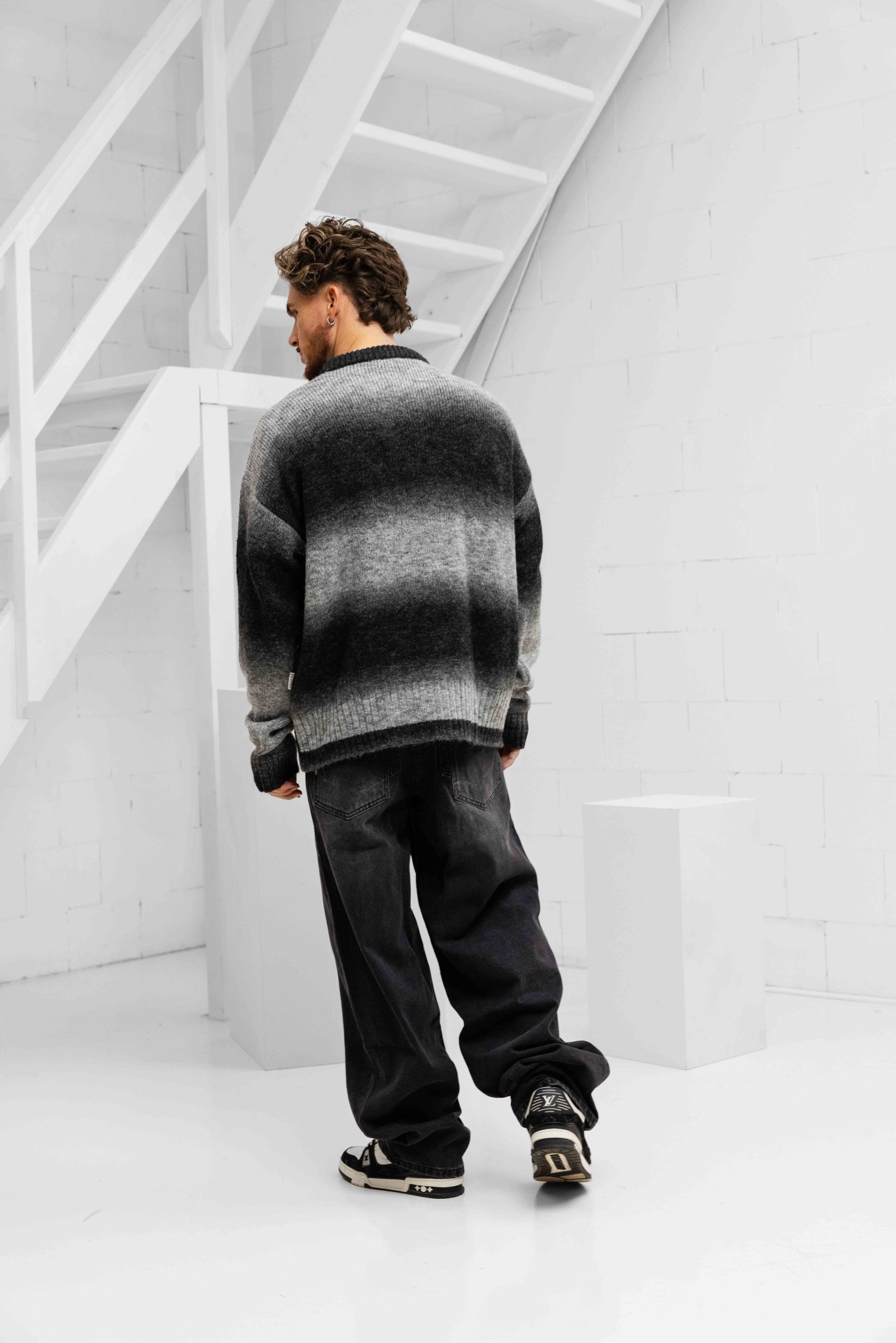 Project x Paris Barrel Fit Jeans Heren Zwart