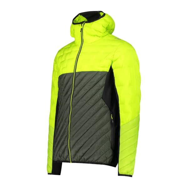 Doudoune ski CMP MAN JACKET HYBRID FIX HOOD ACIDO