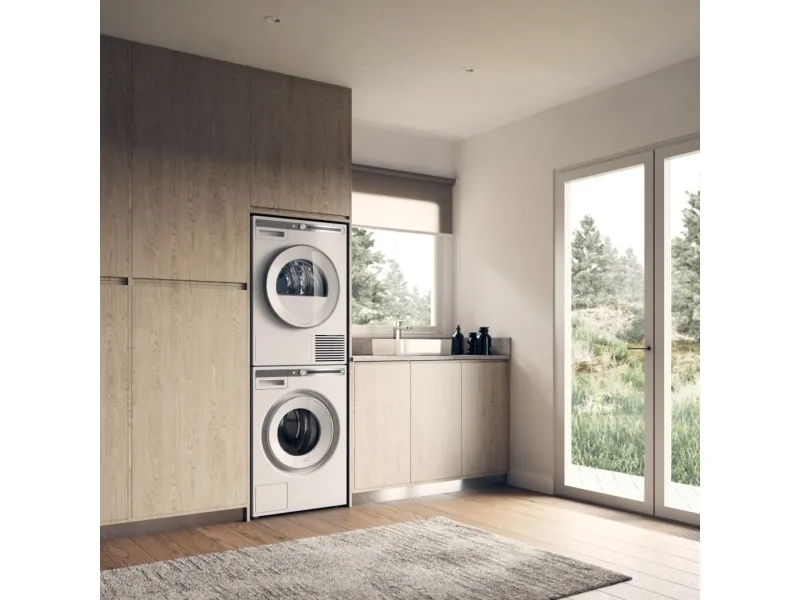 ASKO Logic W4096R.W/3 - Vaskemaskine - bredde: 59.5 cm - dybde: 58.5 cm - højde: 85 cm - frontbetjening - 60 liter - 9 kg - 1600 rpm - hvid