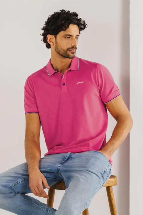 State of Art roze heren polo