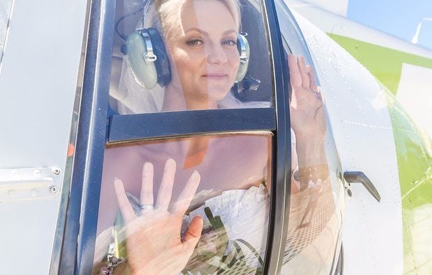 Hochzeits-Rundflug ab Egelsbach als Geschenk
