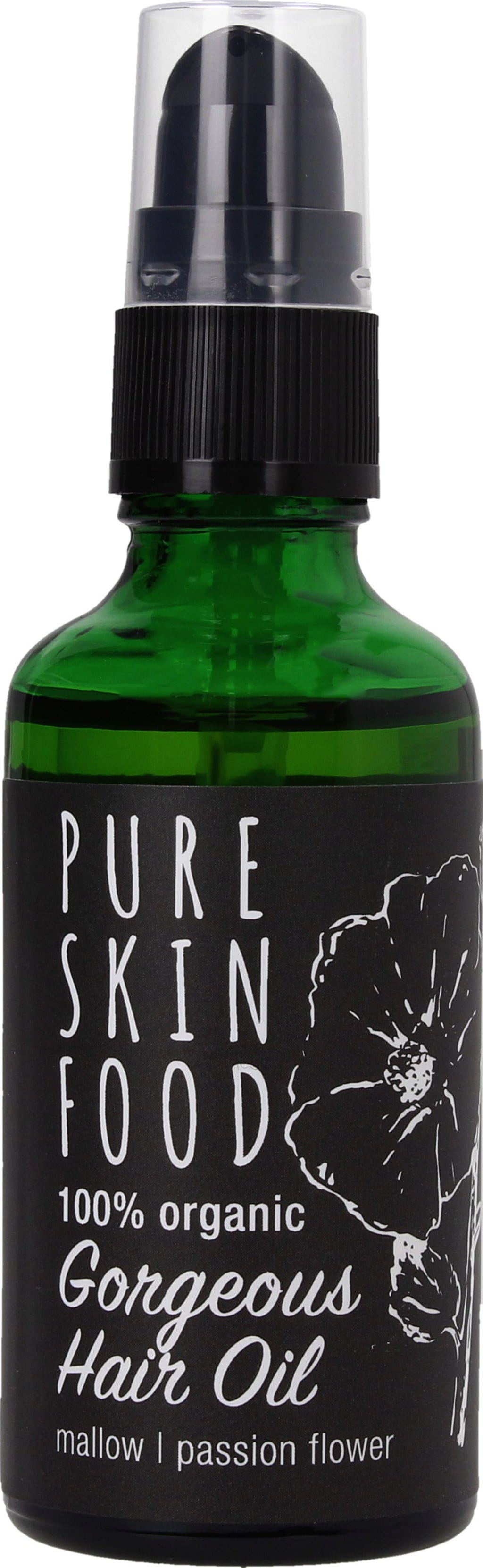 PURE SKIN FOOD  Organic Gorgeous Hair Oil Mallow - Passion Flower, 50 ml