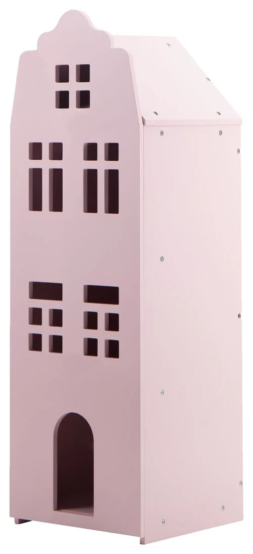maison de canal 24.5x25x75 bois rose