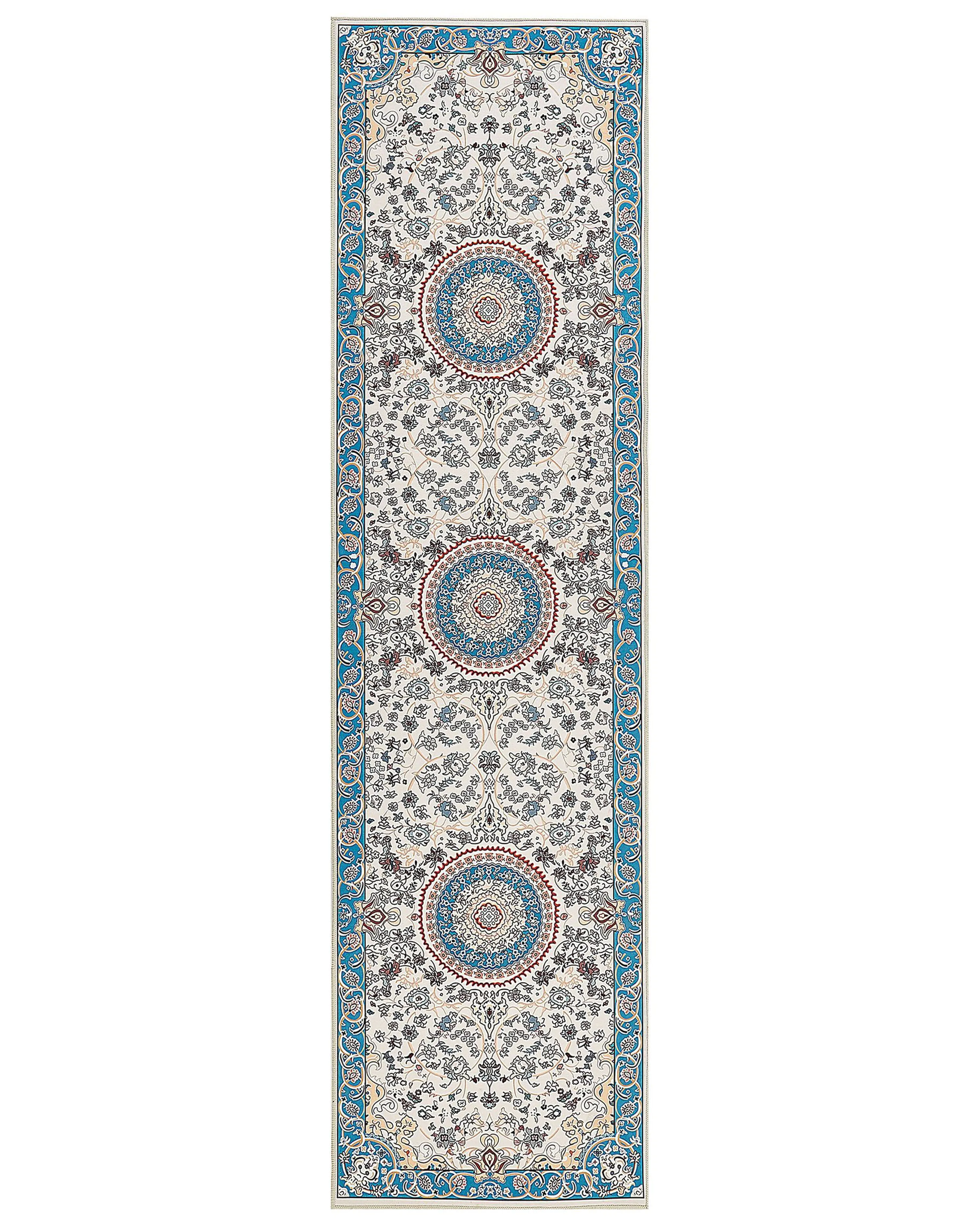 Vloerkleed GORDES Beige 80 x 300 cm