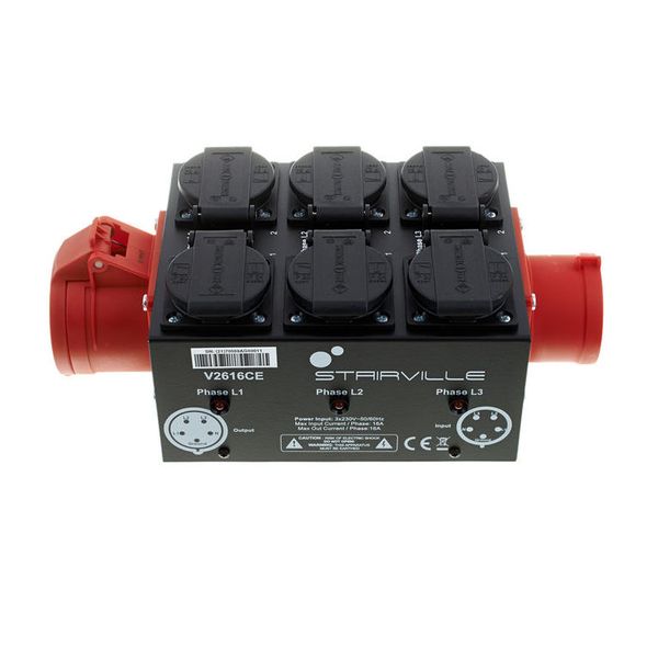 Stairville CEE Split Box V2616BE CE